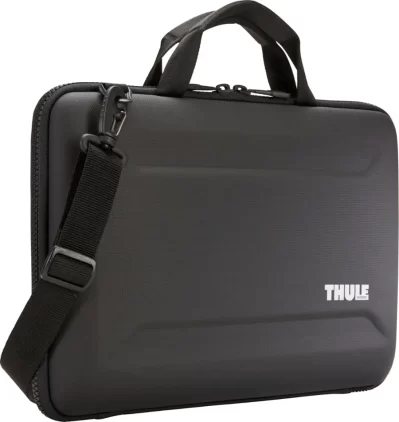 Thule - Gauntlet 4 Attaché Briefcase for all 16” Apple MacBook Pro Models, all 15” Apple MacBook Pro Models & 14.1" PC & Laptops - Black